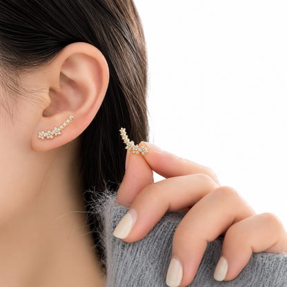 Celeste Star Drop Earrings