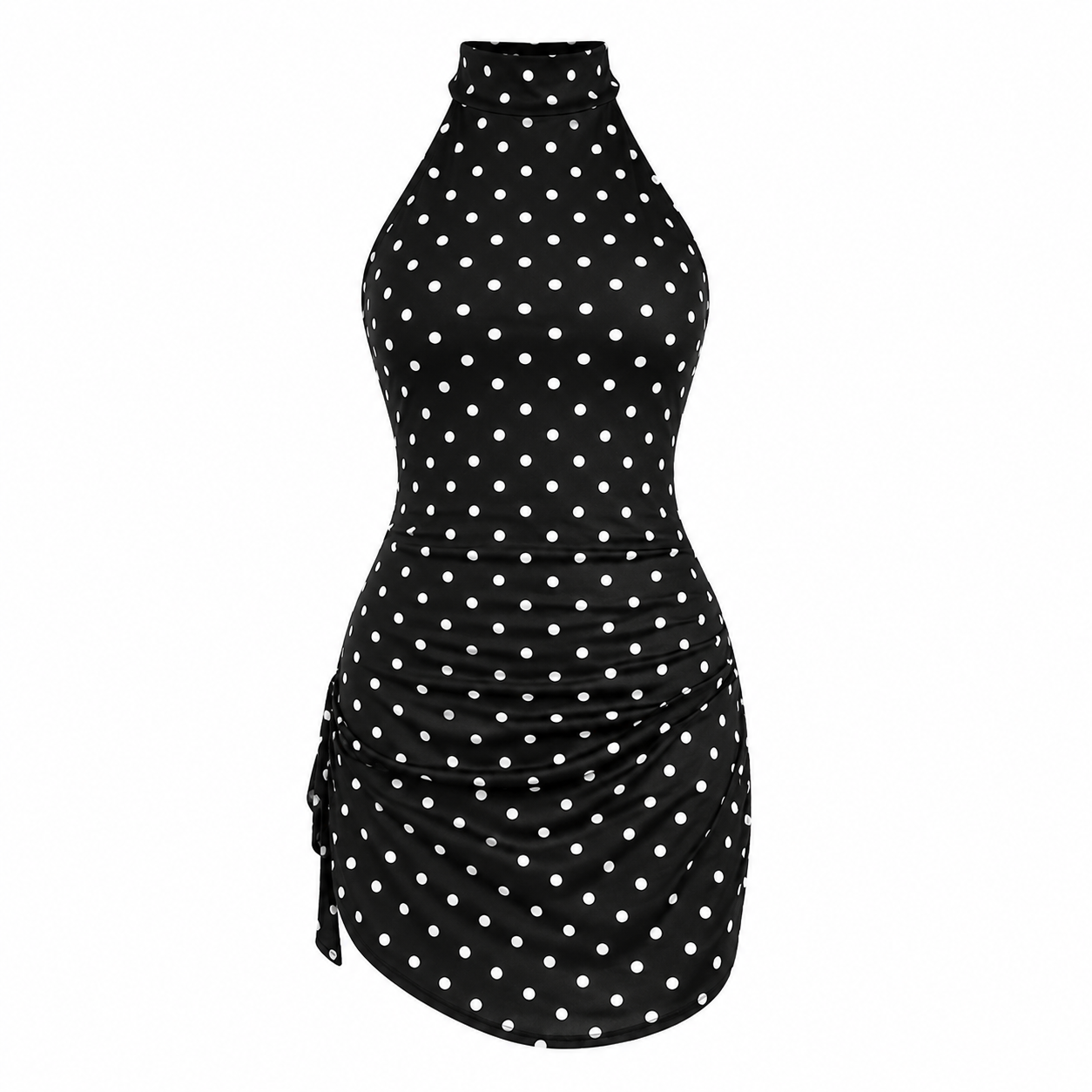 Elegant Polka Dot Dress