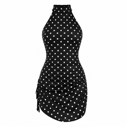 Elegant Polka Dot Dress