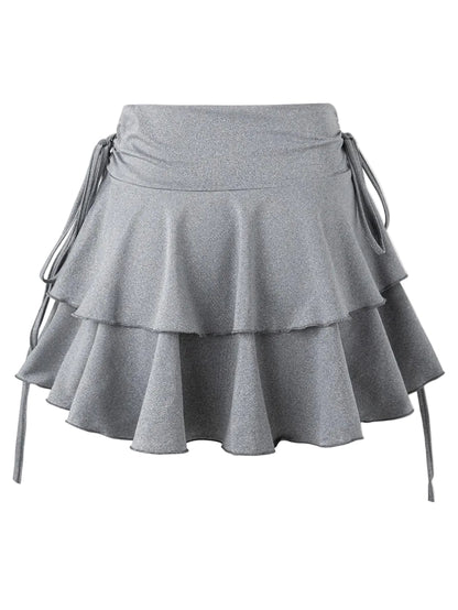 Aria Ruffle Mini Skirt