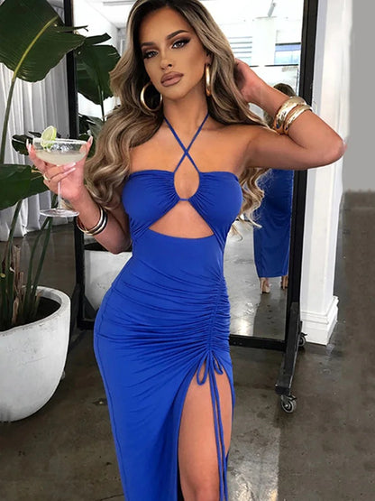 Noir Bodycon Maxi Dress