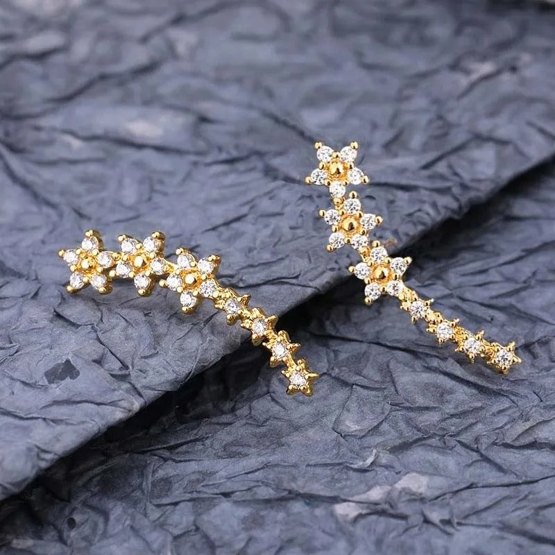 Celeste Star Drop Earrings