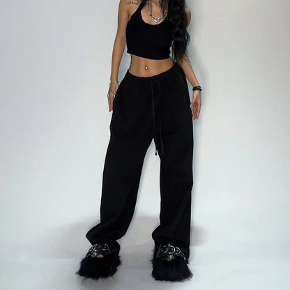 Aria Essential Wide-Leg Trousers