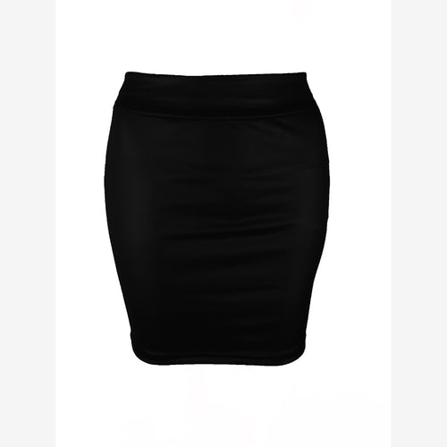Noir Faux Leather Mini Skirt